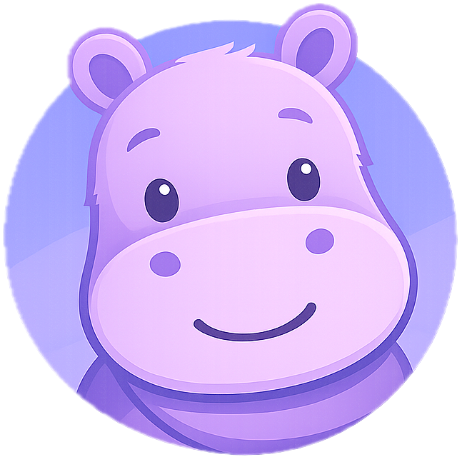 KIara das Hippo-Maskottchen