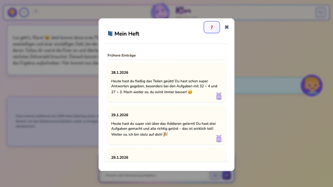 KIara digitales Heft